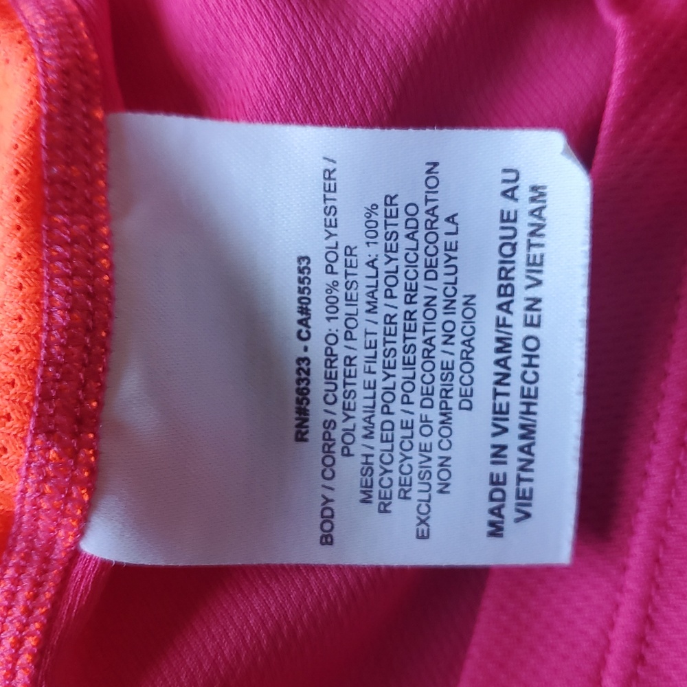Nike Women's Pink and Orange Tank Top - Picture 7 of 15